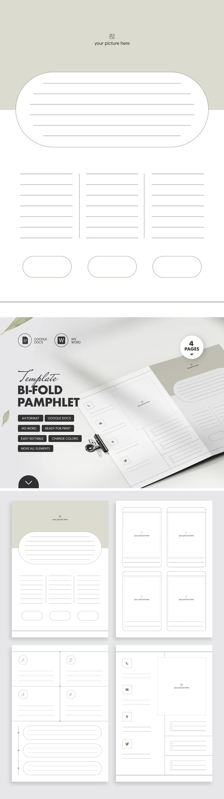 Folleto Bifold - free Google Docs Template - 10069462