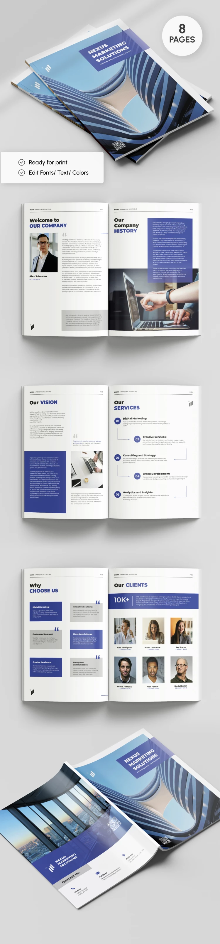 Brochure Aziendale - free Google Docs Template - 10068917