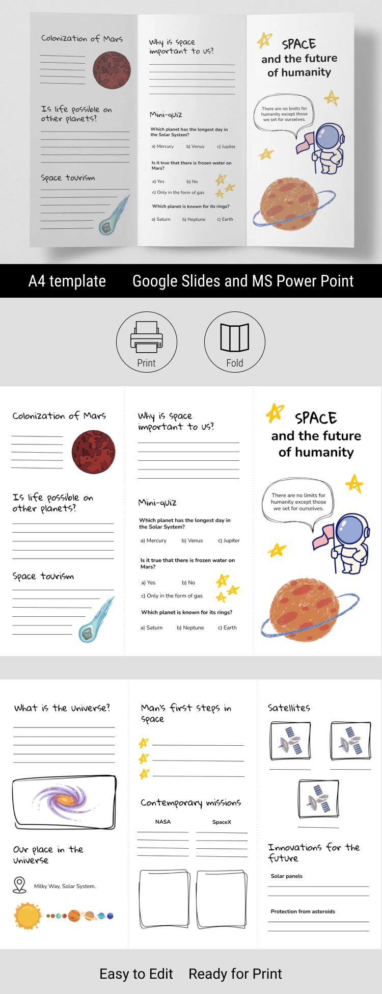 Printable Brochure Examples for Student Projects - free Google Docs Template - 10071687