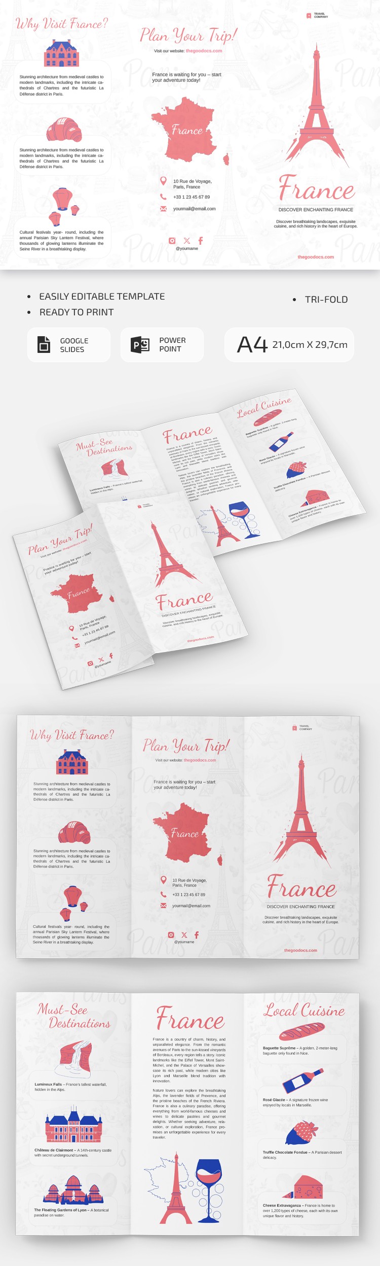 300+ Plantillas gratuitas de folletos en Google Docs | Thegoodocs.com, image size:750x2493