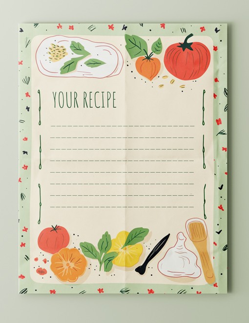 Create your own DIY Cookbook using printables and editable