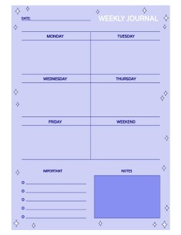 Free Purple Journal Template In Google Docs