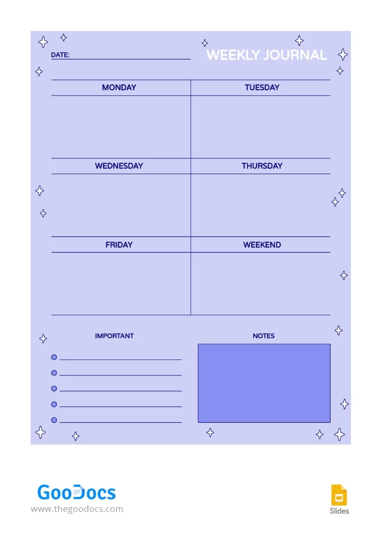 Purple Journal - free Google Docs Template - 10063477