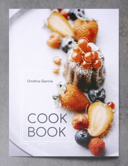 Personalize this Modern Simple Homemade Recipe Book Table Of Contents  design for free