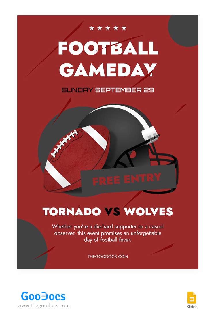 Football Sundays Flyer Template