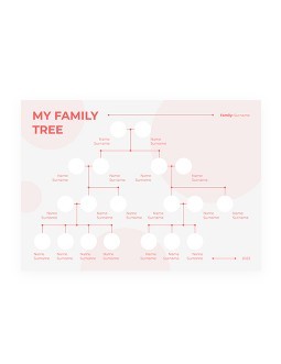 Fillable Family Tree Template Editable Genealogy Chart Family Tree