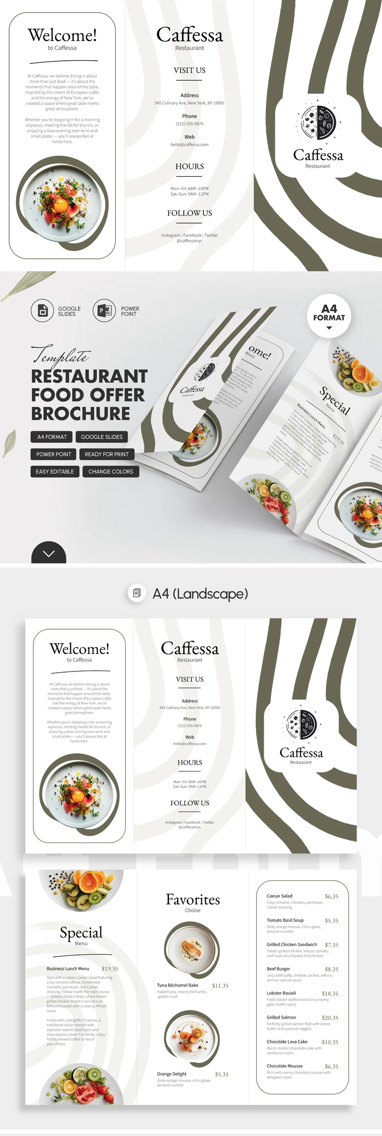 Oferta de Folheto de Comida do Restaurante - free Google Docs Template - 10071171 Oferta de Folheto de Comida do Restaurante - free Google Docs Template - 10071171
