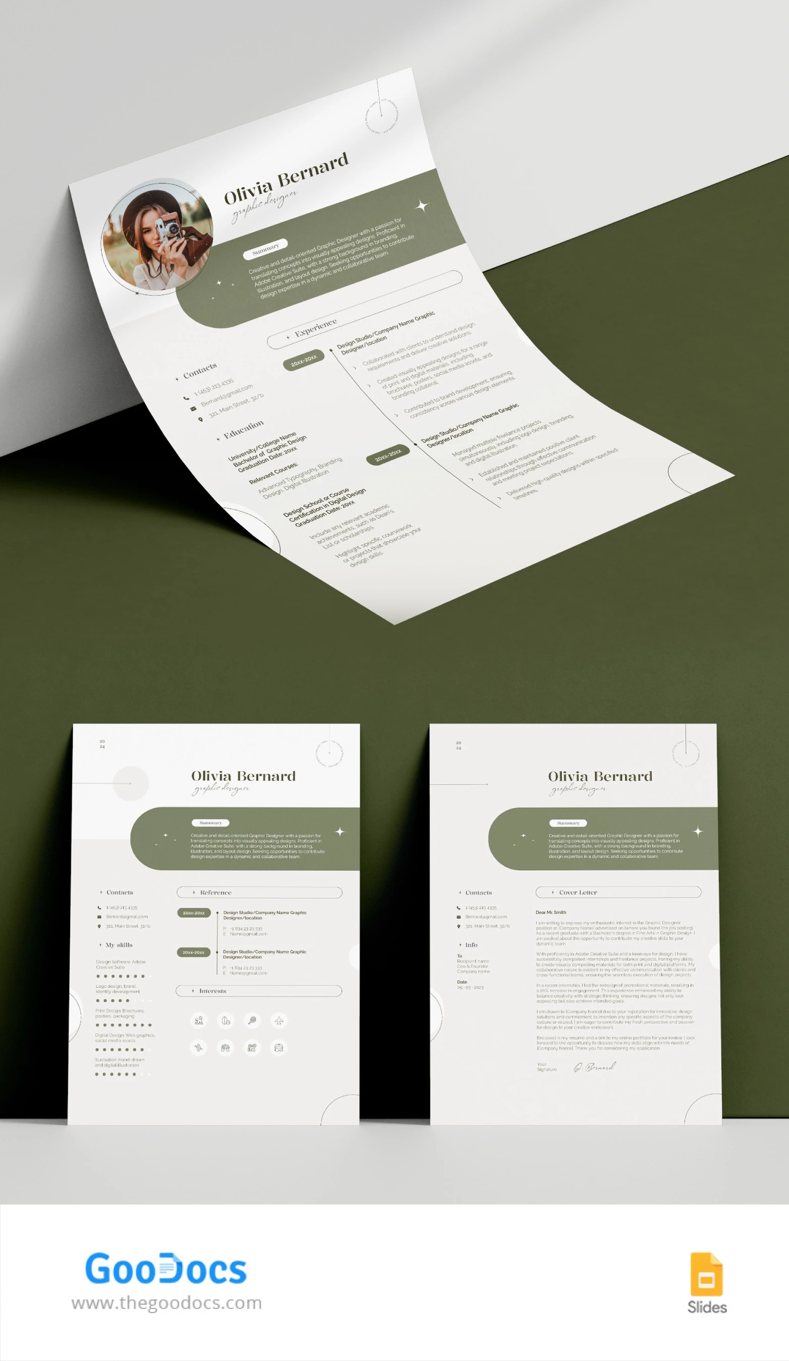 Resume and Cover Letter - free Google Docs Template - 10068069