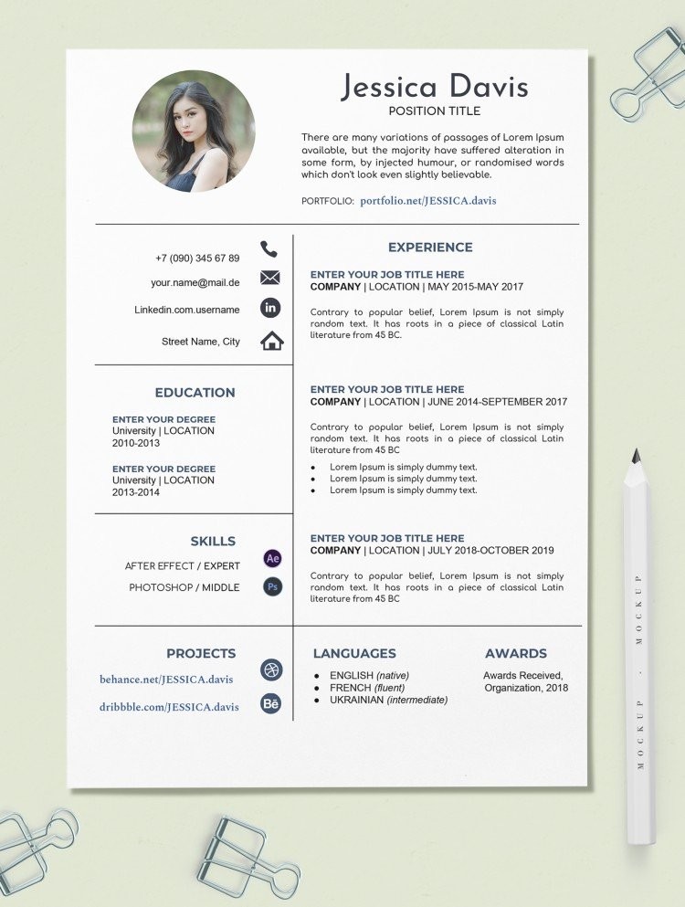 free resume templates google docs download