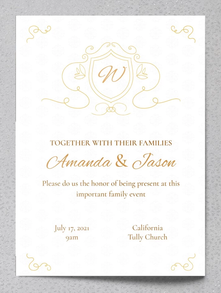 Royal Invitation - free Google Docs Template - 10061867