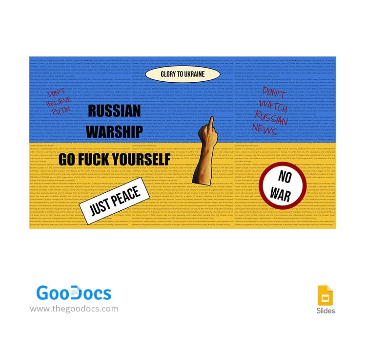 Russian Warship Go Fuck Yourself Youtube Thumbnail - free Google Docs Template - 10063620