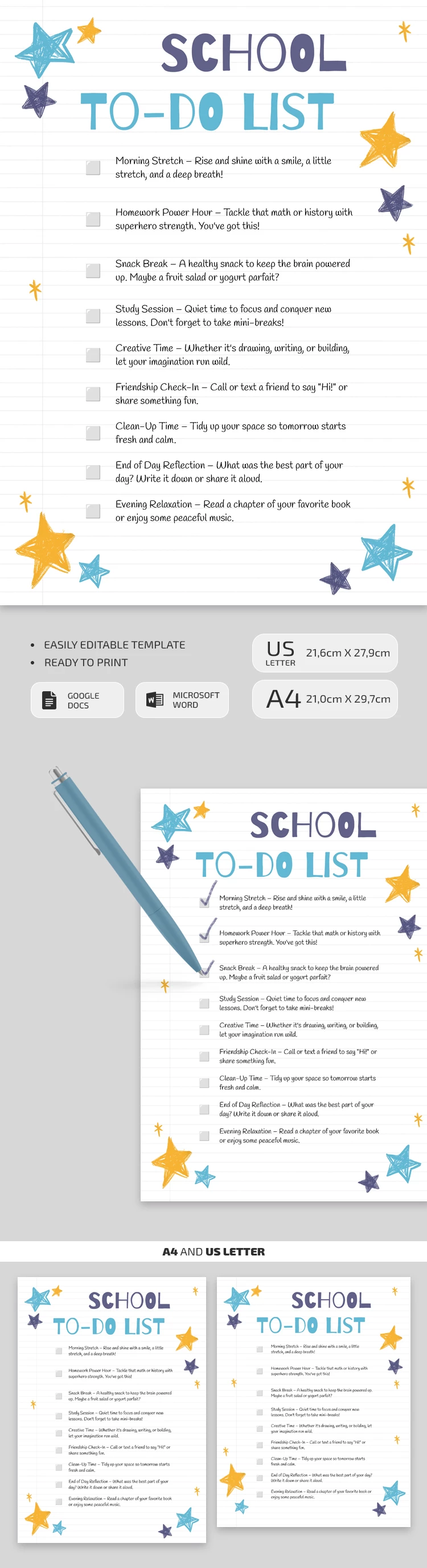 School Сute To-Do List Template - free Google Docs Template - 10071169 School Сute To-Do List Template - free Google Docs Template - 10071169