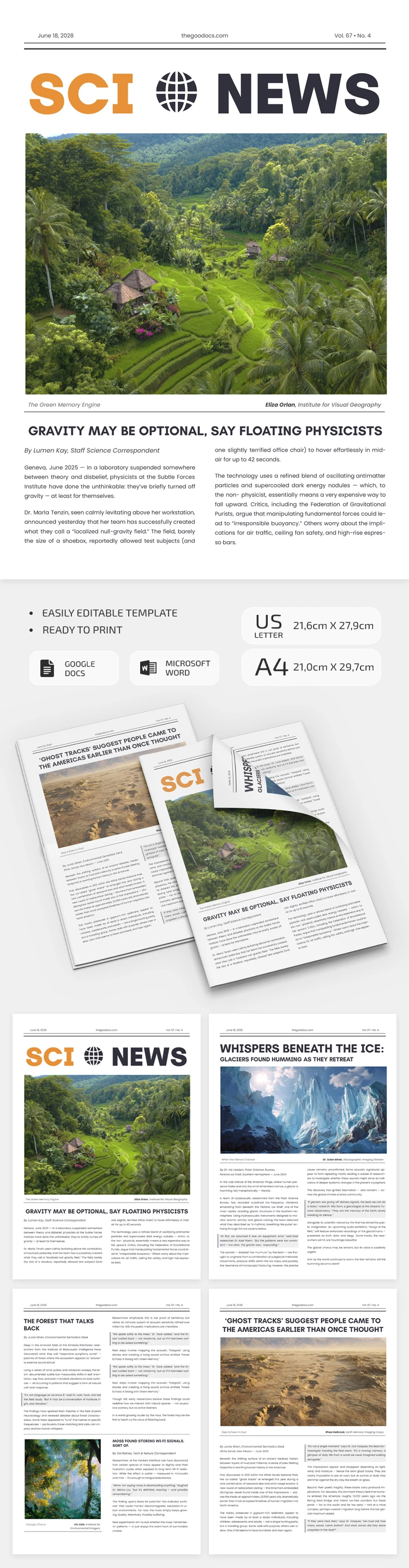 Jornal de Ciências - free Google Docs Template - 10062155 Jornal de Ciências - free Google Docs Template - 10062155