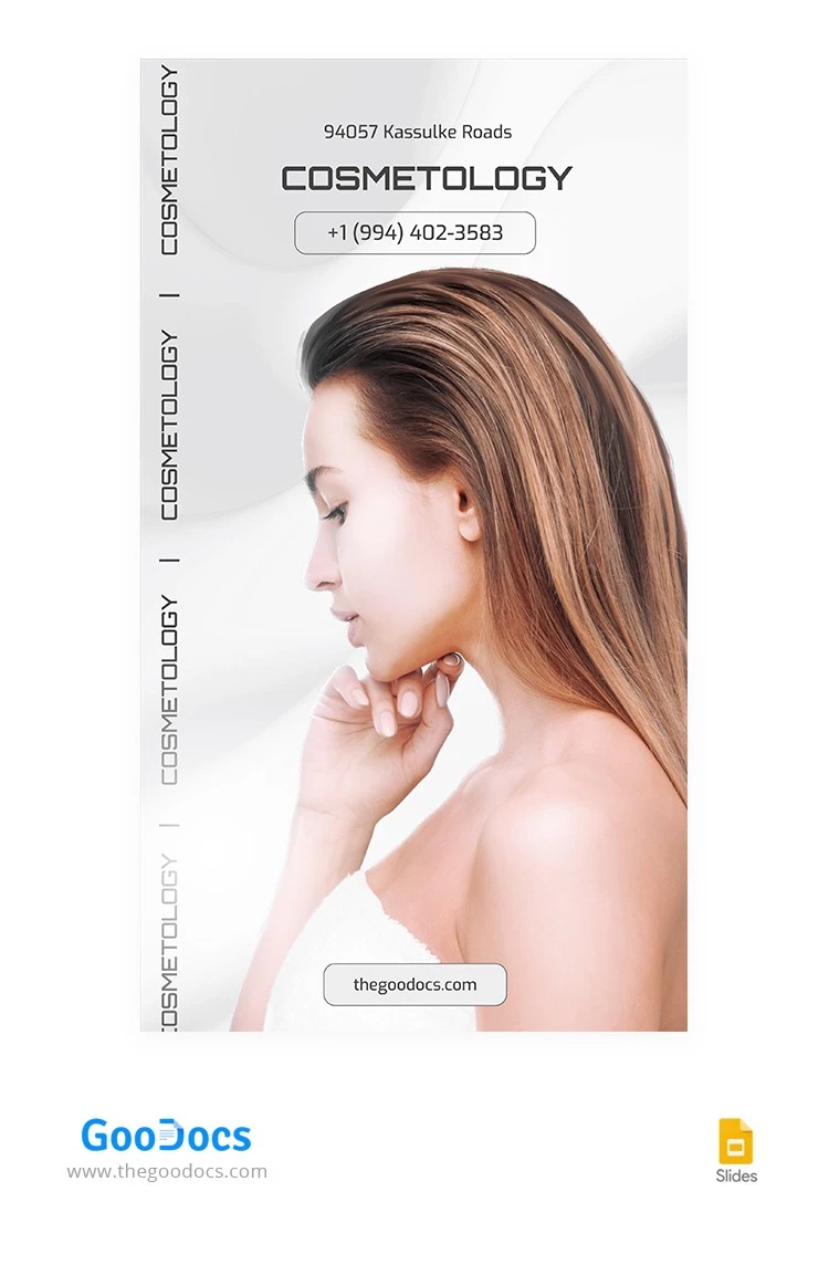 História do Instagram de Cosmetologia Brilhante - free Google Docs Template - 10064389