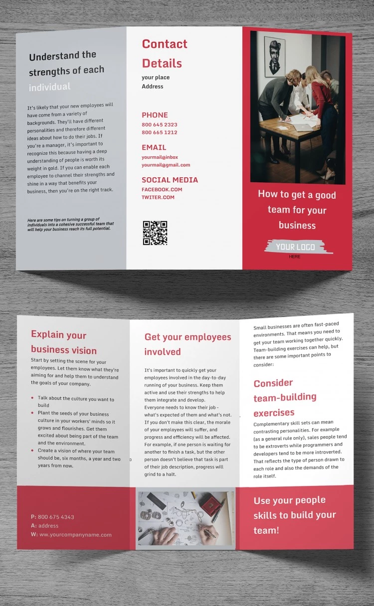 Brochure simple - free Google Docs Template - 10061753