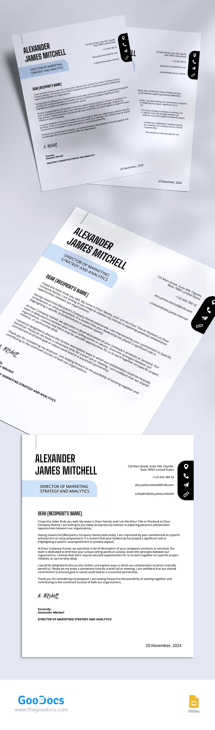 Simple Business Letter - free Google Docs Template - 10067517