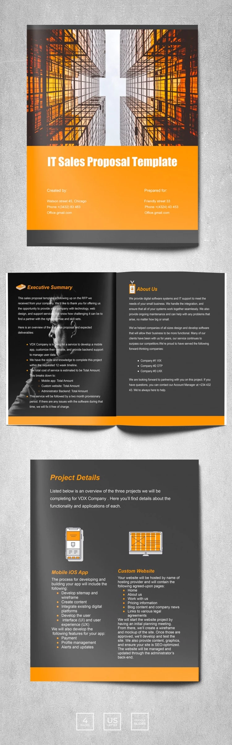 Simple Business Proposal - free Google Docs Template - 10061872