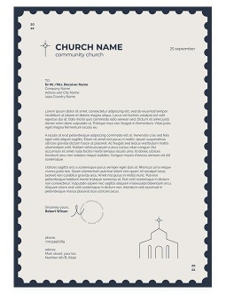 Free Simple Church Letterhead Template In Google Docs