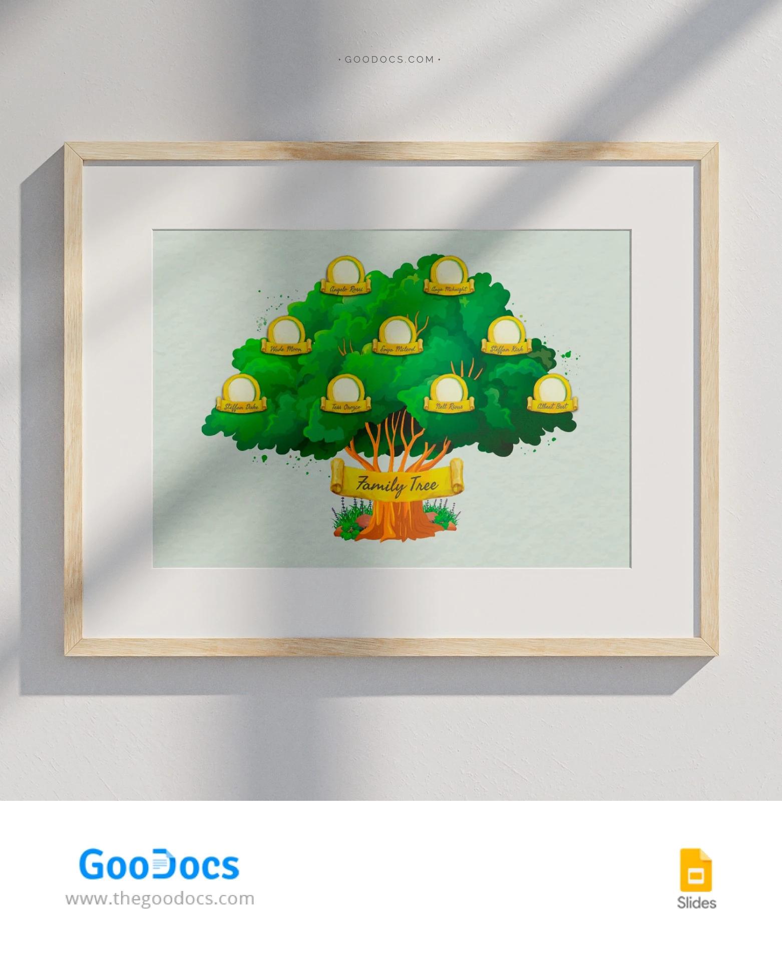 Simple Family Tree - free Google Docs Template - 10068098