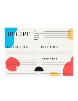 Recipe Book Template –Breakfast