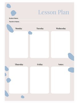 Free Weekly Lesson Plan Templates In Google Docs, Google Sheets