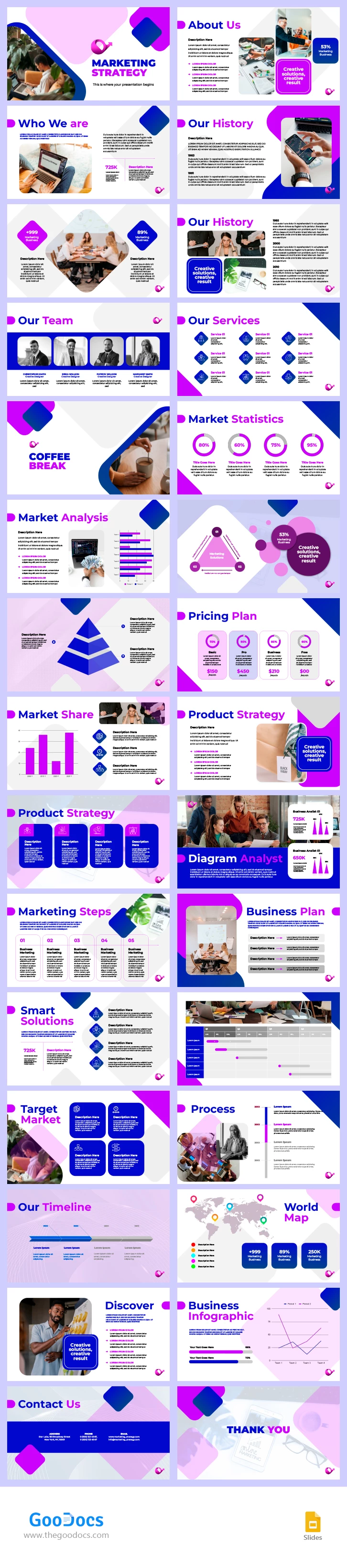 Estratégia de Marketing Simples. - free Google Docs Template - 10066996
