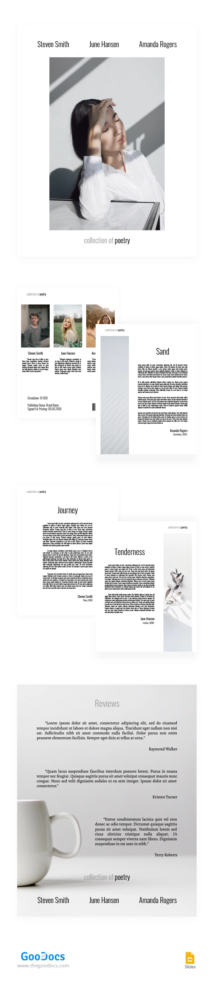 Simple Poetry Book - free Google Docs Template - 10063088