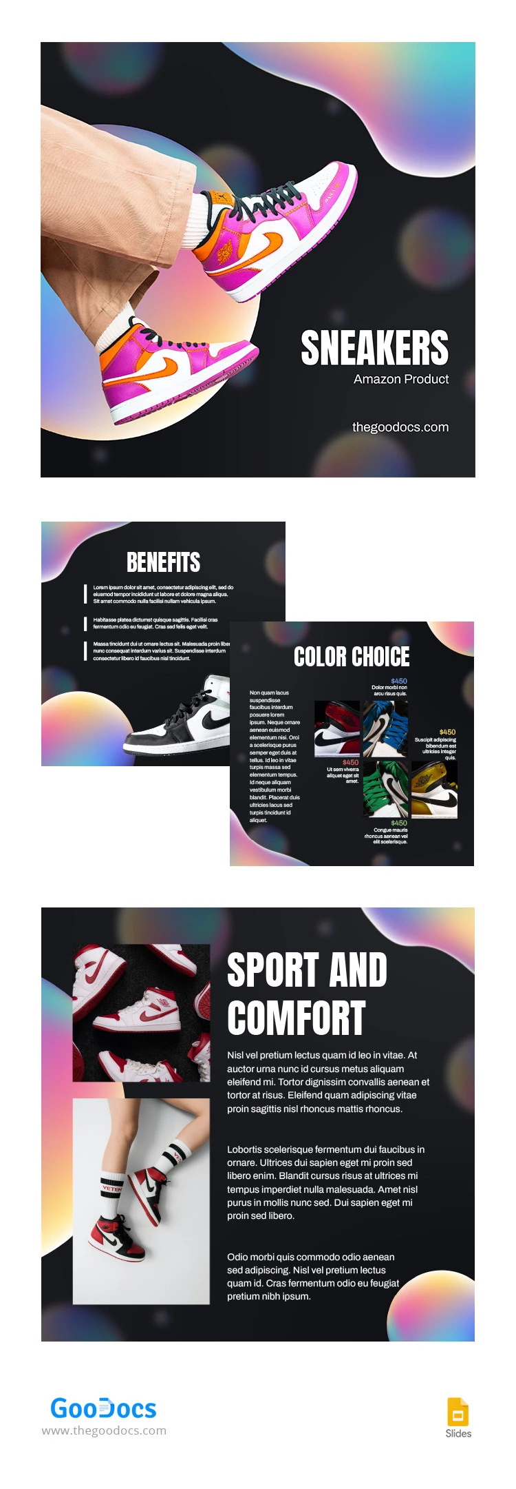 Sneakers Amazon Product - free Google Docs Template - 10065296