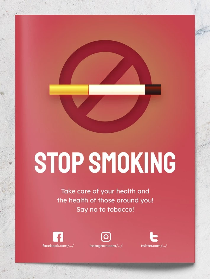 Stop Smoking Poster - free Google Docs Template - 10061877