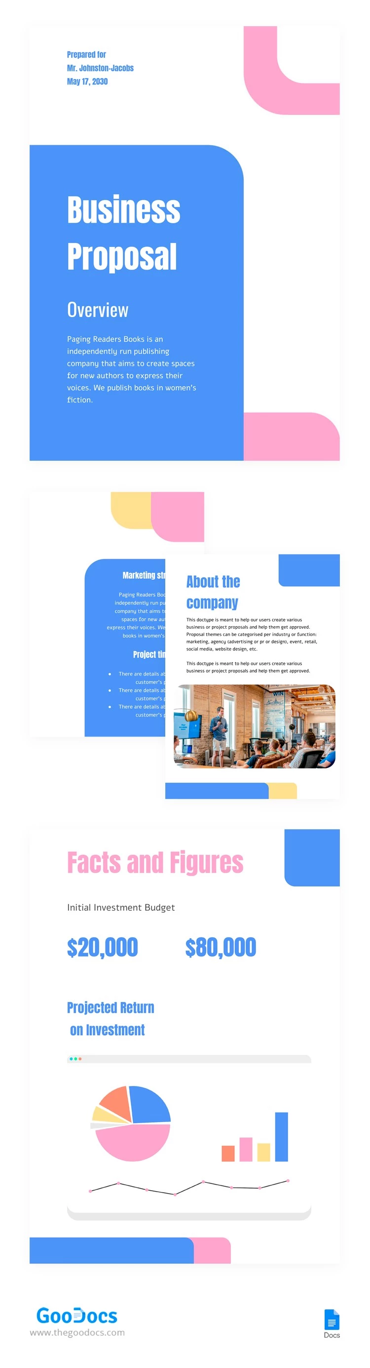 Proposta di Business Creativa - free Google Docs Template - 10062277