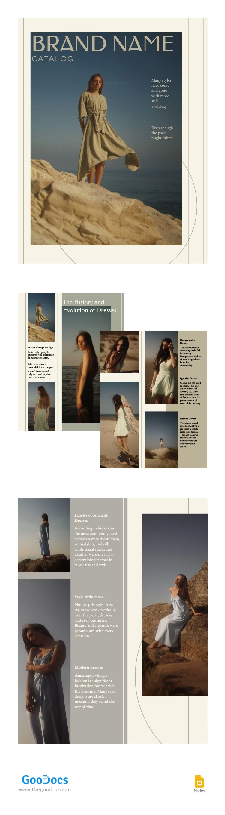 Catálogo de moda elegante - free Google Docs Template - 10064199