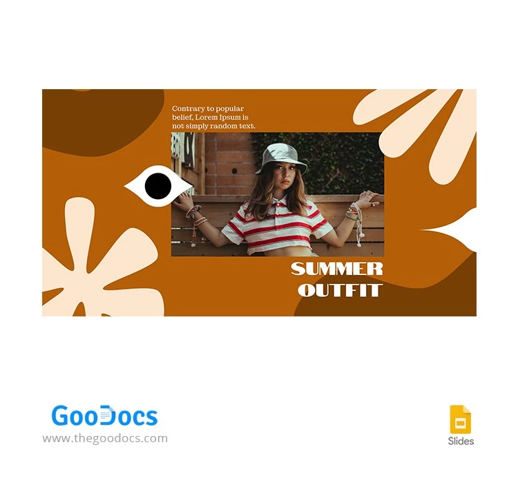 Sommer-Outfit Facebook-Titelbild - free Google Docs Template - 10065210