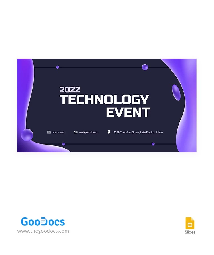 Technology Facebook Cover - free Google Docs Template - 10063071