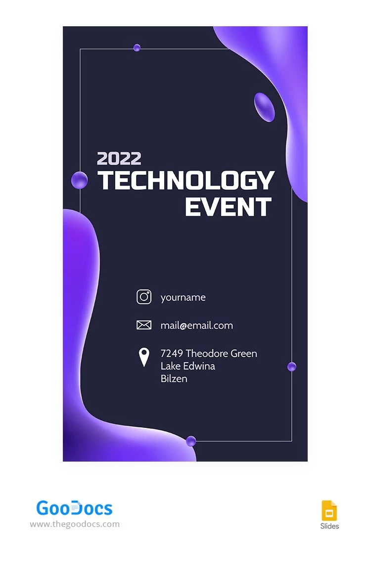 Technology Instagram Story - free Google Docs Template - 10063066