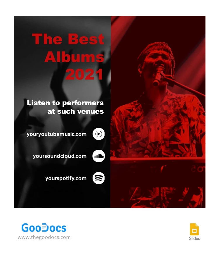 Les meilleurs albums - publication Facebook - free Google Docs Template - 10062734