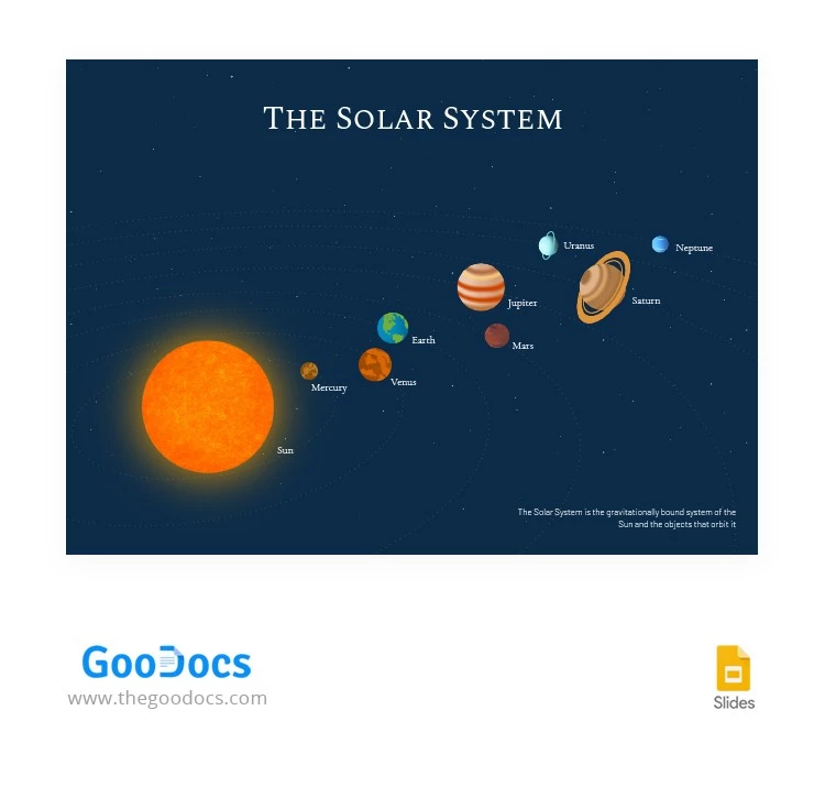 A decoração da sala de aula do Sistema Solar. - free Google Docs Template - 10064215