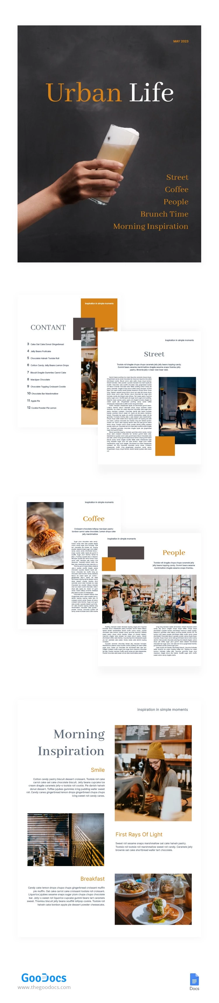 Le magazine Urban Life. - free Google Docs Template - 10063980