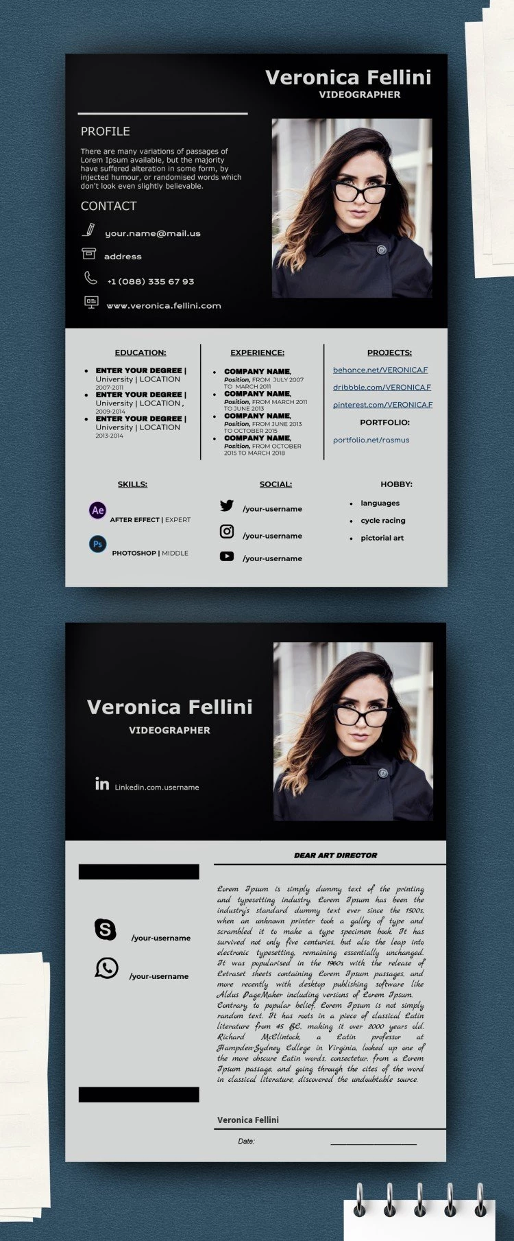 Videographer Resume - free Google Docs Template - 10061536