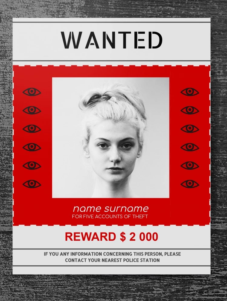 Wanted Poster - free Google Docs Template - 10061661