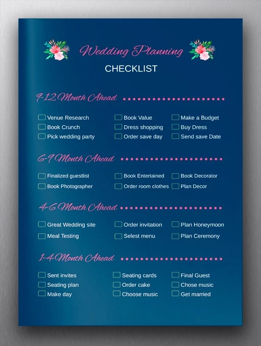 Hochzeitsplanungs-Checkliste - free Google Docs Template - 10061695