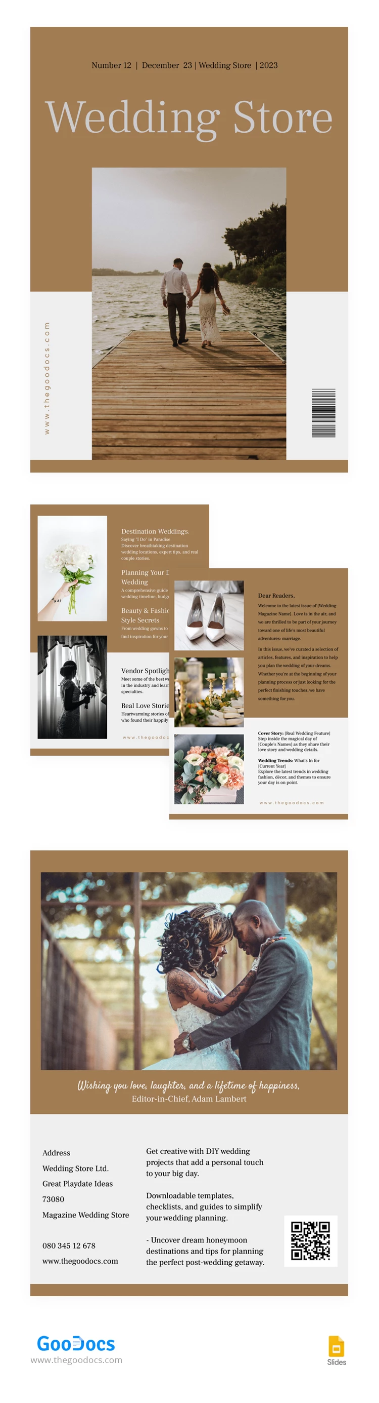 Wedding Store Magazine - free Google Docs Template - 10067124