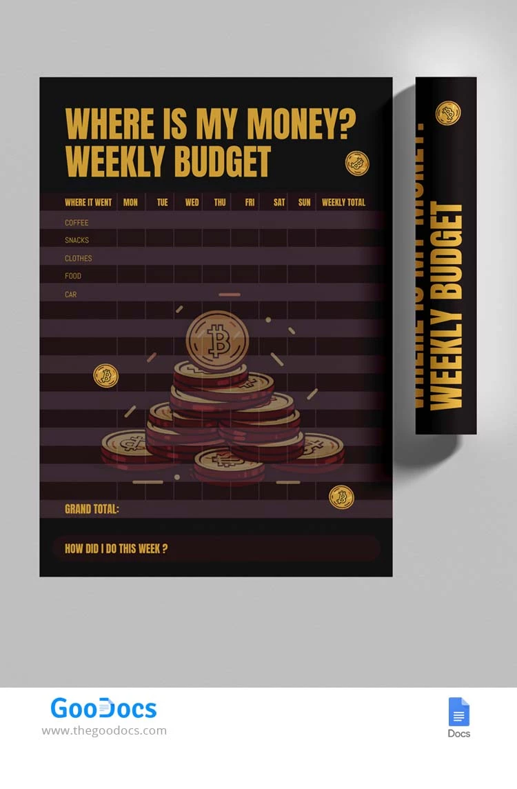 Weekly Pay Budget - free Google Docs Template - 10068247