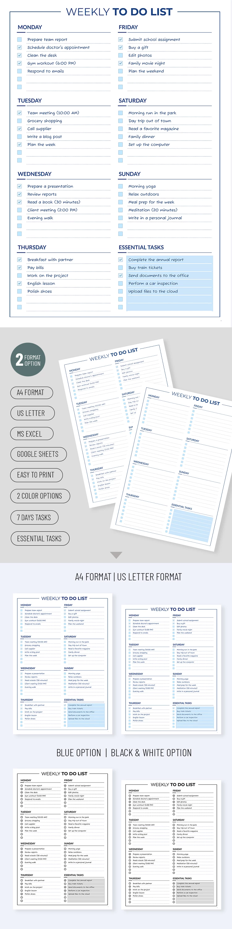 Weekly To-Do List - free Google Docs Template - 10069777