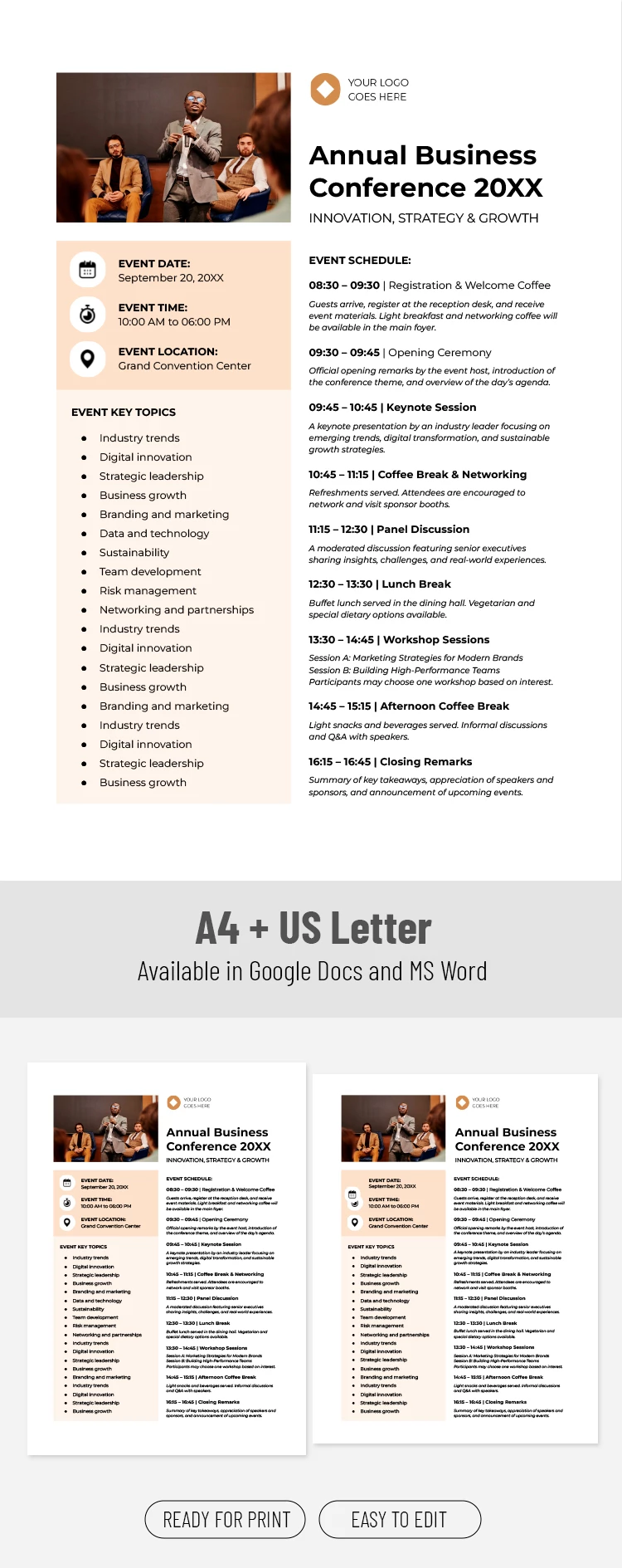 Plantilla de Programa de Horario de Eventos de Invierno - free Google Docs Template - 10072601