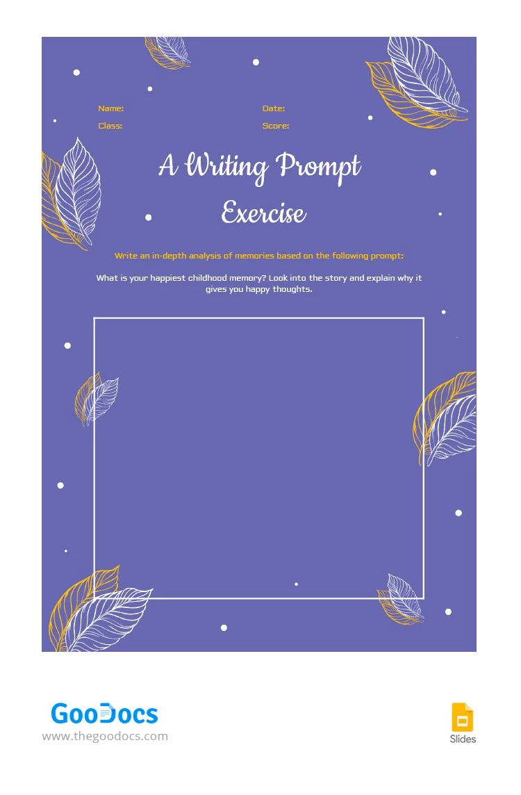 Writing Exercise Worksheets - free Google Docs Template - 10063065