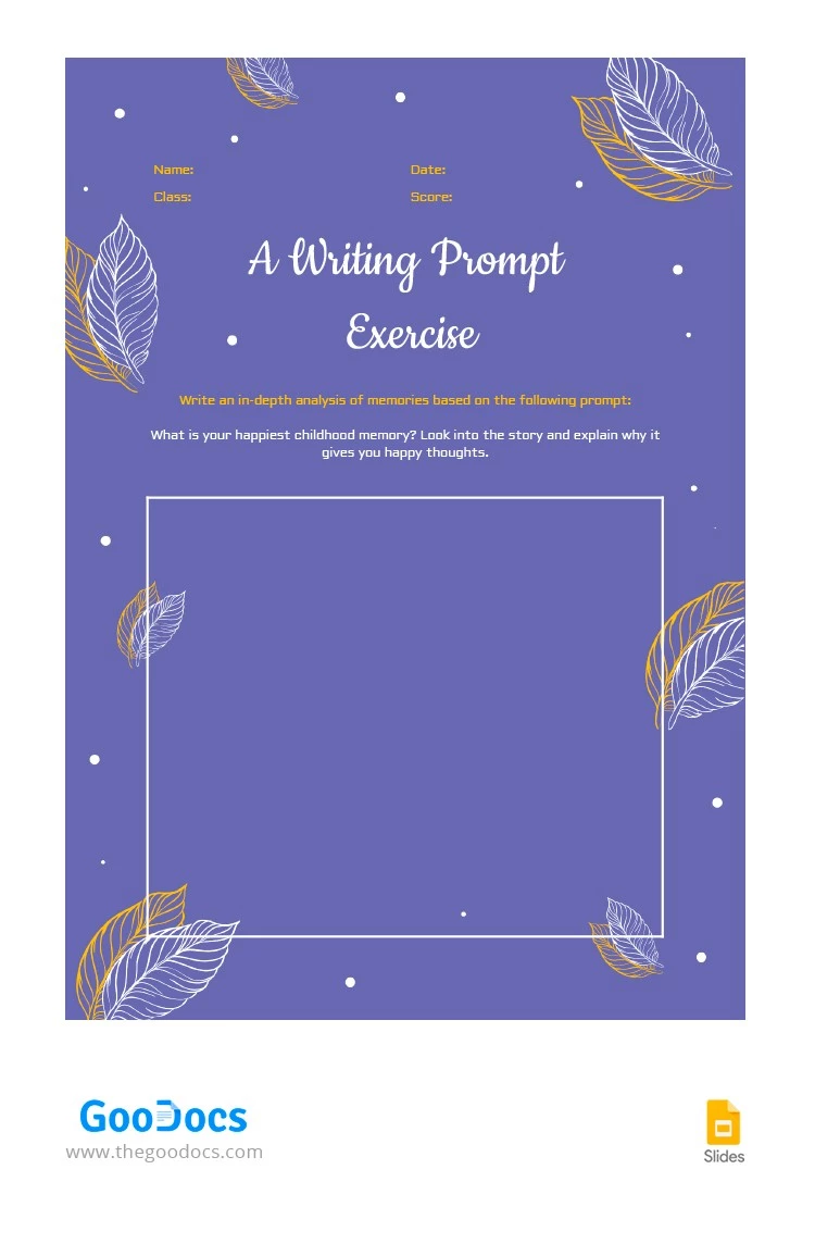 Feuilles d'exercices d'écriture. - free Google Docs Template - 10063065