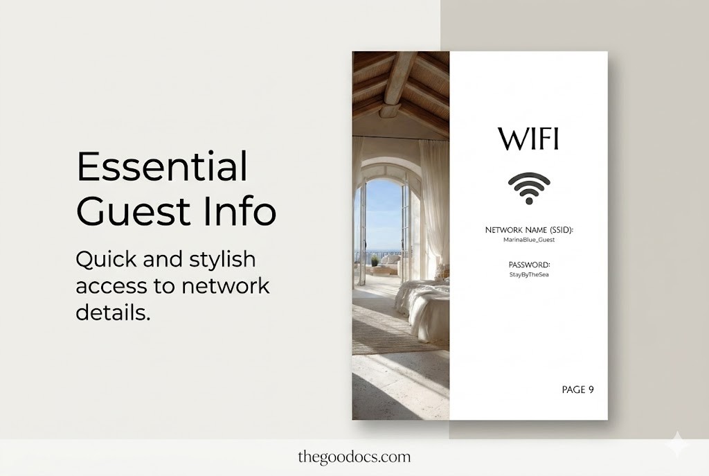 Vista previa de Plantilla de Guía de Bienvenida de Airbnb Estética para Google Docs and Microsoft Word - Ver 7