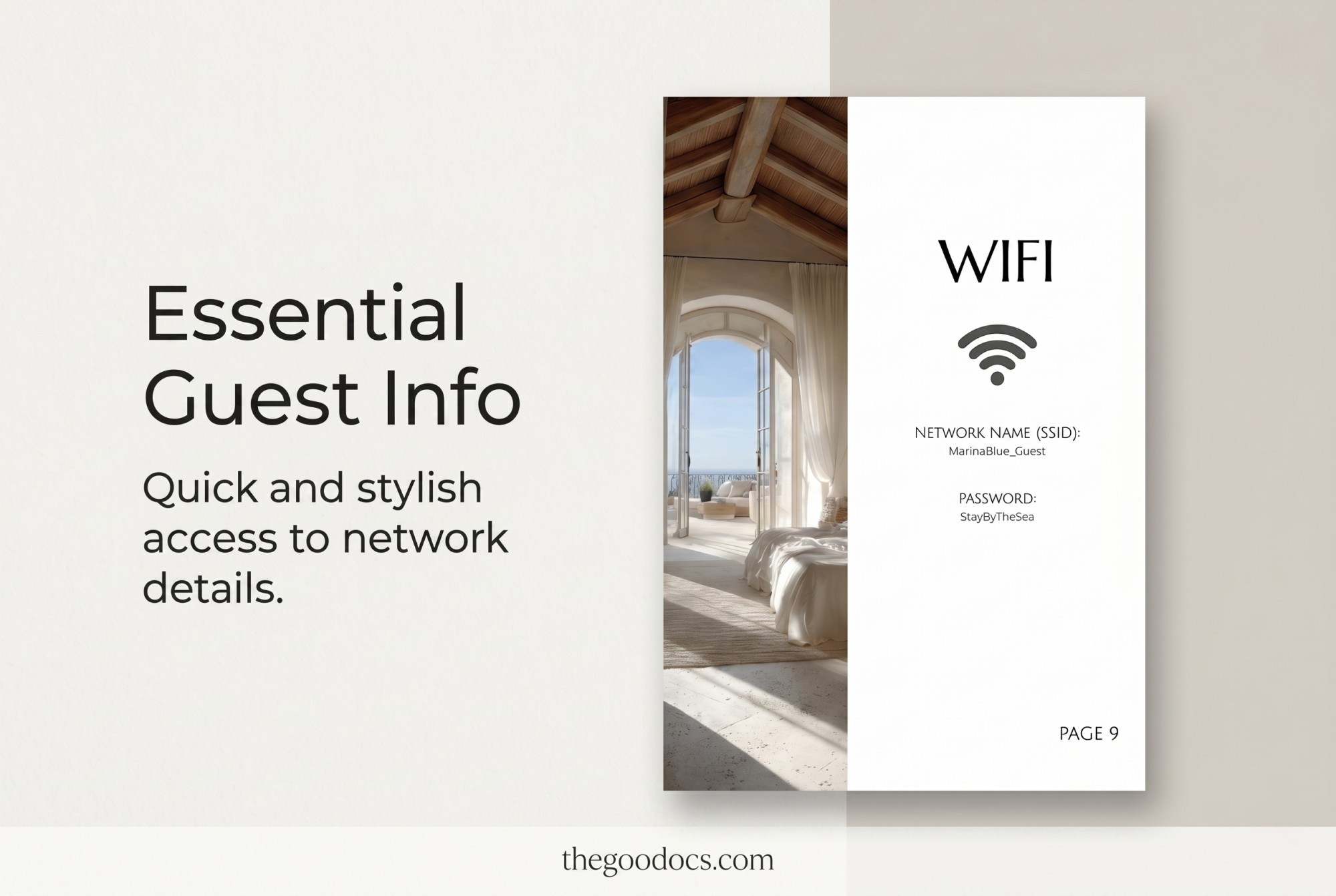 Preview of Aesthetic Airbnb Welcome Book Template for Google Docs and Microsoft Word - View 7