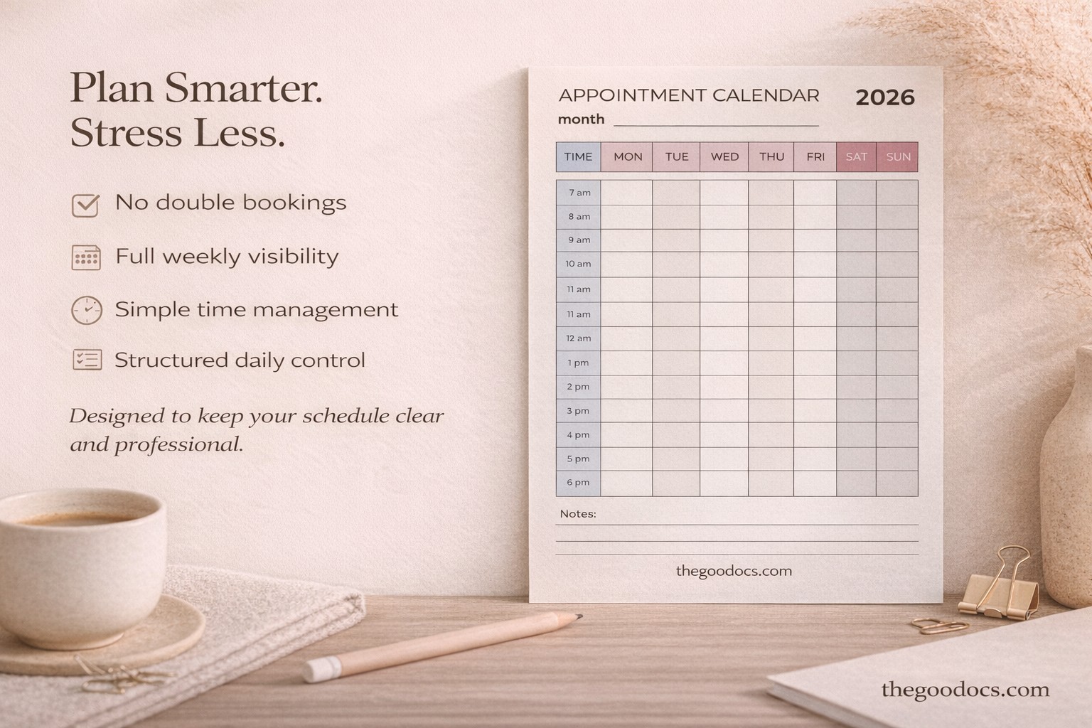 Appointment Scheduling Calendar - Free Google Docs Template - 10069002 - Slide 4