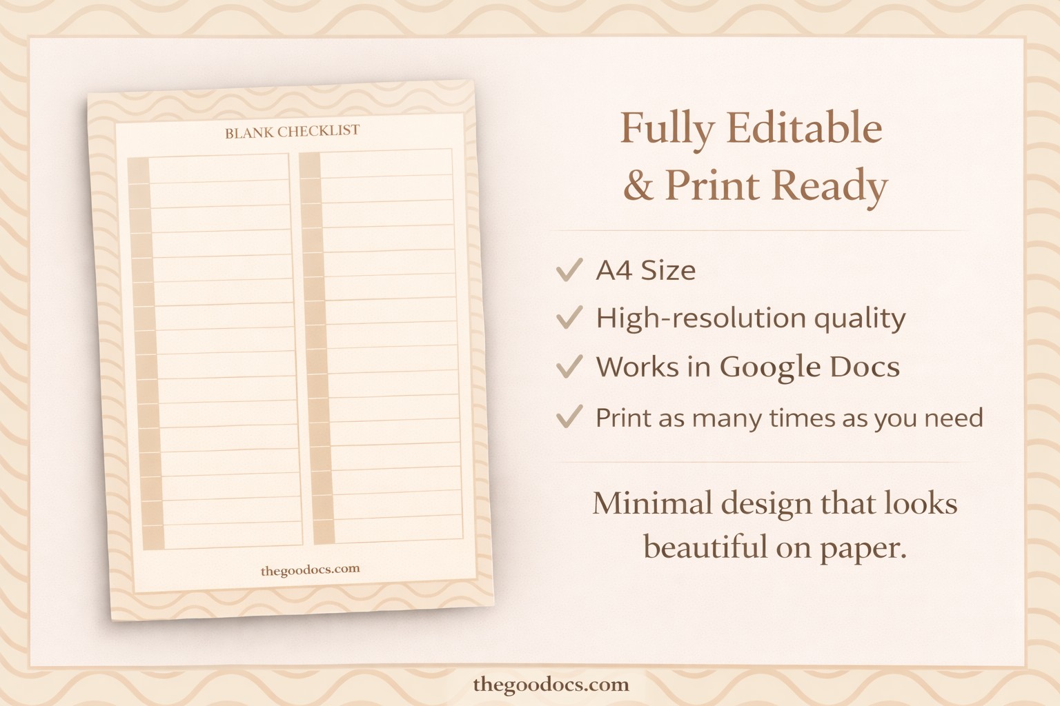 Blank Checklist - Free Google Docs Template - 10062114 - Slide 4